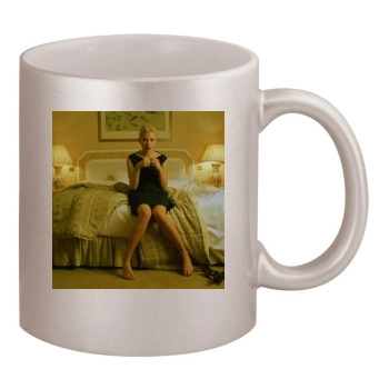 Scarlett Johansson 11oz Metallic Silver Mug