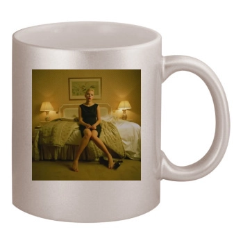 Scarlett Johansson 11oz Metallic Silver Mug