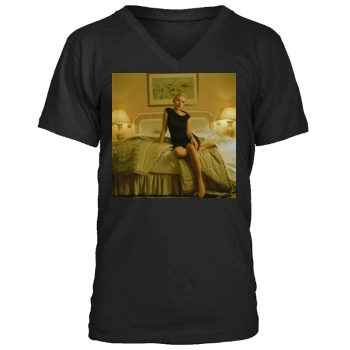 Scarlett Johansson Men's V-Neck T-Shirt