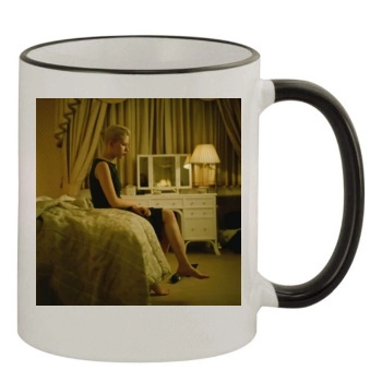 Scarlett Johansson 11oz Colored Rim & Handle Mug