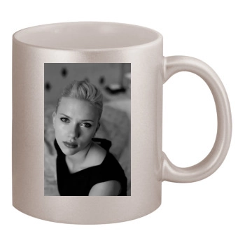 Scarlett Johansson 11oz Metallic Silver Mug