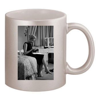 Scarlett Johansson 11oz Metallic Silver Mug