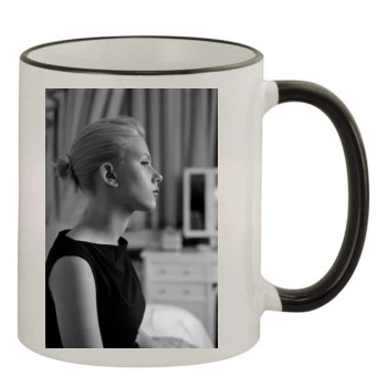 Scarlett Johansson 11oz Colored Rim & Handle Mug