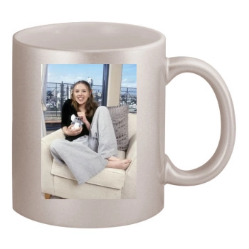 Scarlett Johansson 11oz Metallic Silver Mug