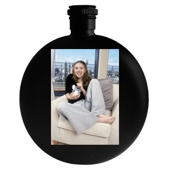 Scarlett Johansson Round Flask