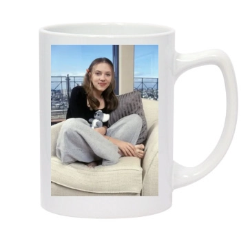 Scarlett Johansson 14oz White Statesman Mug