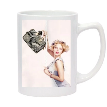 Scarlett Johansson 14oz White Statesman Mug