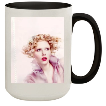 Scarlett Johansson 15oz Colored Inner & Handle Mug