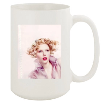 Scarlett Johansson 15oz White Mug