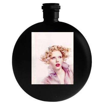 Scarlett Johansson Round Flask