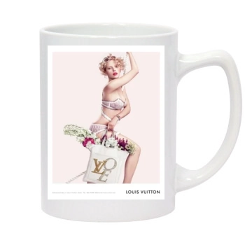 Scarlett Johansson 14oz White Statesman Mug