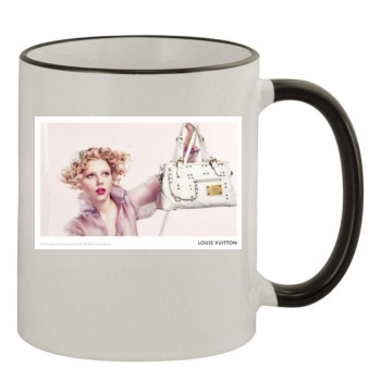 Scarlett Johansson 11oz Colored Rim & Handle Mug