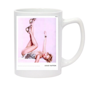 Scarlett Johansson 14oz White Statesman Mug