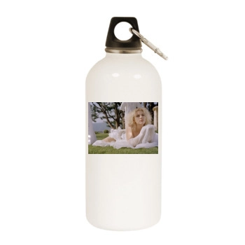 Scarlett Johansson White Water Bottle With Carabiner