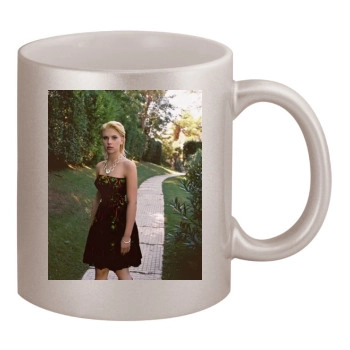 Scarlett Johansson 11oz Metallic Silver Mug