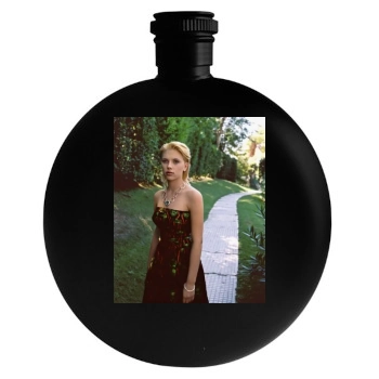 Scarlett Johansson Round Flask