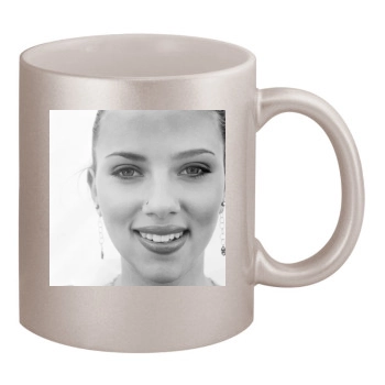 Scarlett Johansson 11oz Metallic Silver Mug