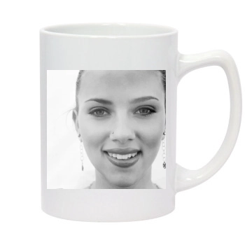 Scarlett Johansson 14oz White Statesman Mug