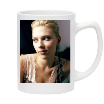 Scarlett Johansson 14oz White Statesman Mug