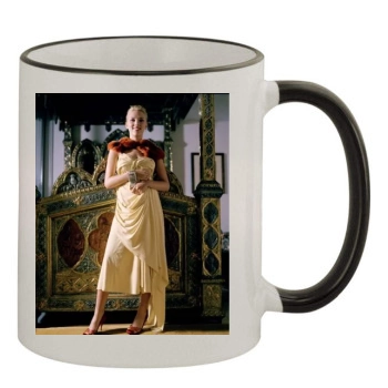 Scarlett Johansson 11oz Colored Rim & Handle Mug