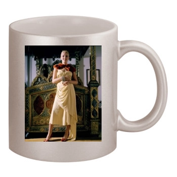 Scarlett Johansson 11oz Metallic Silver Mug