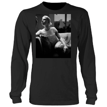 Scarlett Johansson Men's Heavy Long Sleeve TShirt