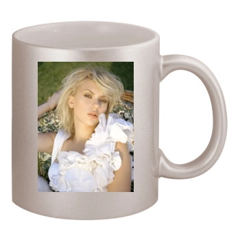 Scarlett Johansson 11oz Metallic Silver Mug