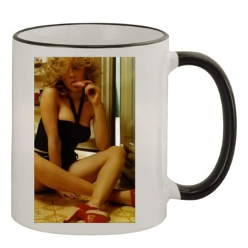 Scarlett Johansson 11oz Colored Rim & Handle Mug