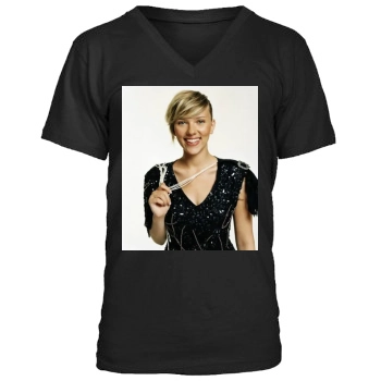 Scarlett Johansson Men's V-Neck T-Shirt