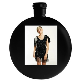 Scarlett Johansson Round Flask