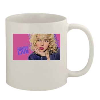 Scarlett Johansson 11oz White Mug