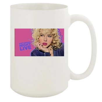 Scarlett Johansson 15oz White Mug