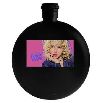 Scarlett Johansson Round Flask