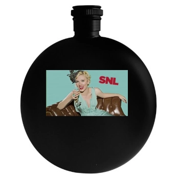 Scarlett Johansson Round Flask