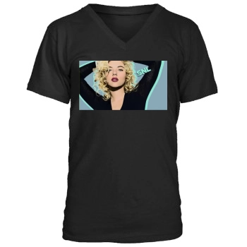 Scarlett Johansson Men's V-Neck T-Shirt