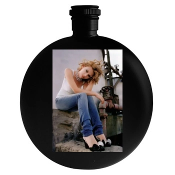 Scarlett Johansson Round Flask