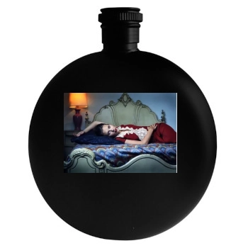 Scarlett Johansson Round Flask