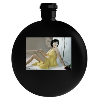 Scarlett Johansson Round Flask