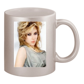 Scarlett Johansson 11oz Metallic Silver Mug