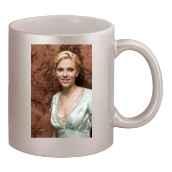 Scarlett Johansson 11oz Metallic Silver Mug