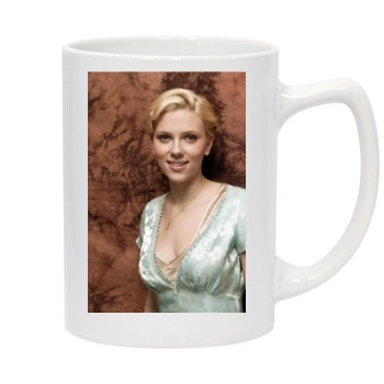 Scarlett Johansson 14oz White Statesman Mug