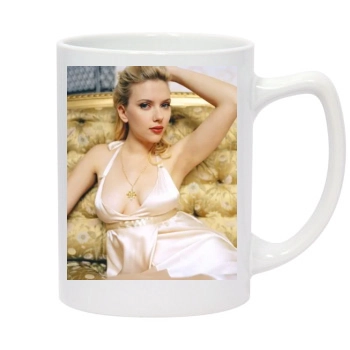 Scarlett Johansson 14oz White Statesman Mug