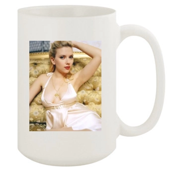 Scarlett Johansson 15oz White Mug