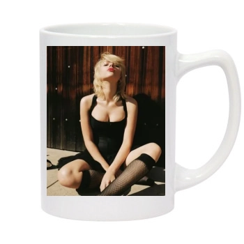 Scarlett Johansson 14oz White Statesman Mug