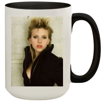 Scarlett Johansson 15oz Colored Inner & Handle Mug