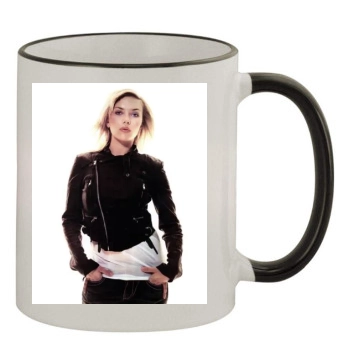 Scarlett Johansson 11oz Colored Rim & Handle Mug