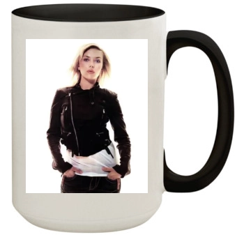 Scarlett Johansson 15oz Colored Inner & Handle Mug