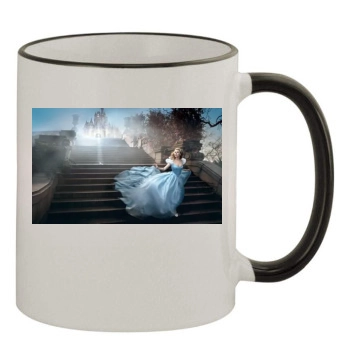 Scarlett Johansson 11oz Colored Rim & Handle Mug