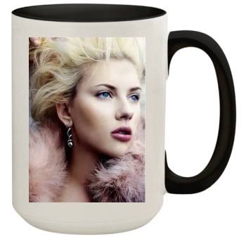 Scarlett Johansson 15oz Colored Inner & Handle Mug