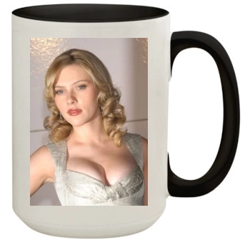 Scarlett Johansson 15oz Colored Inner & Handle Mug